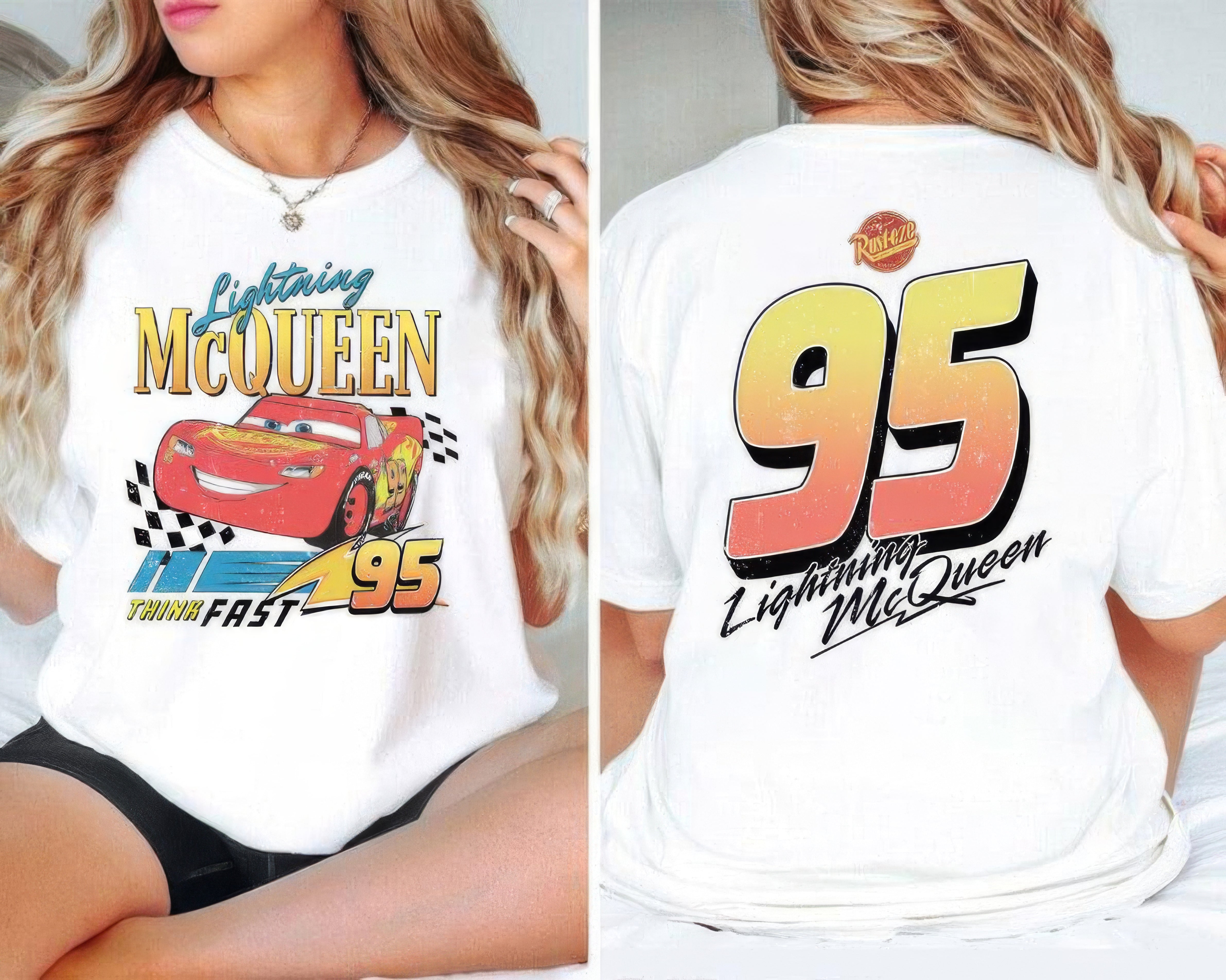 Lighting McQueen Cars Movie T-Shirt,Crewneck,Hoodie,TS-C-578