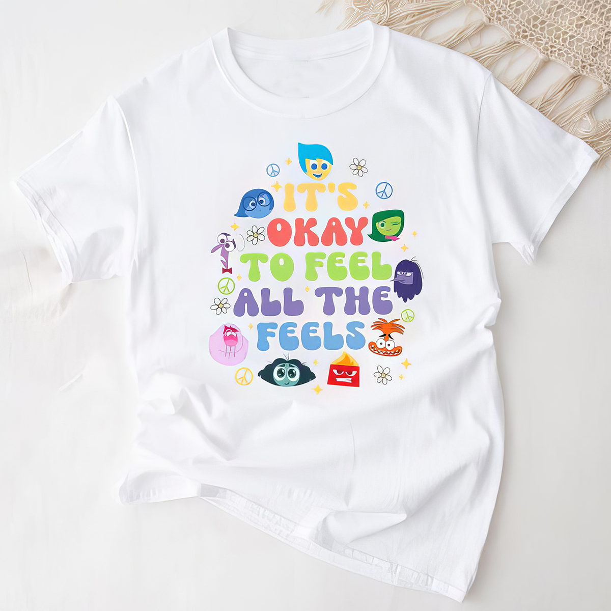 It's Okay To Feel All The Feels Emotional Support T-Shirt,Crewneck,Hoodie,TS-C-636