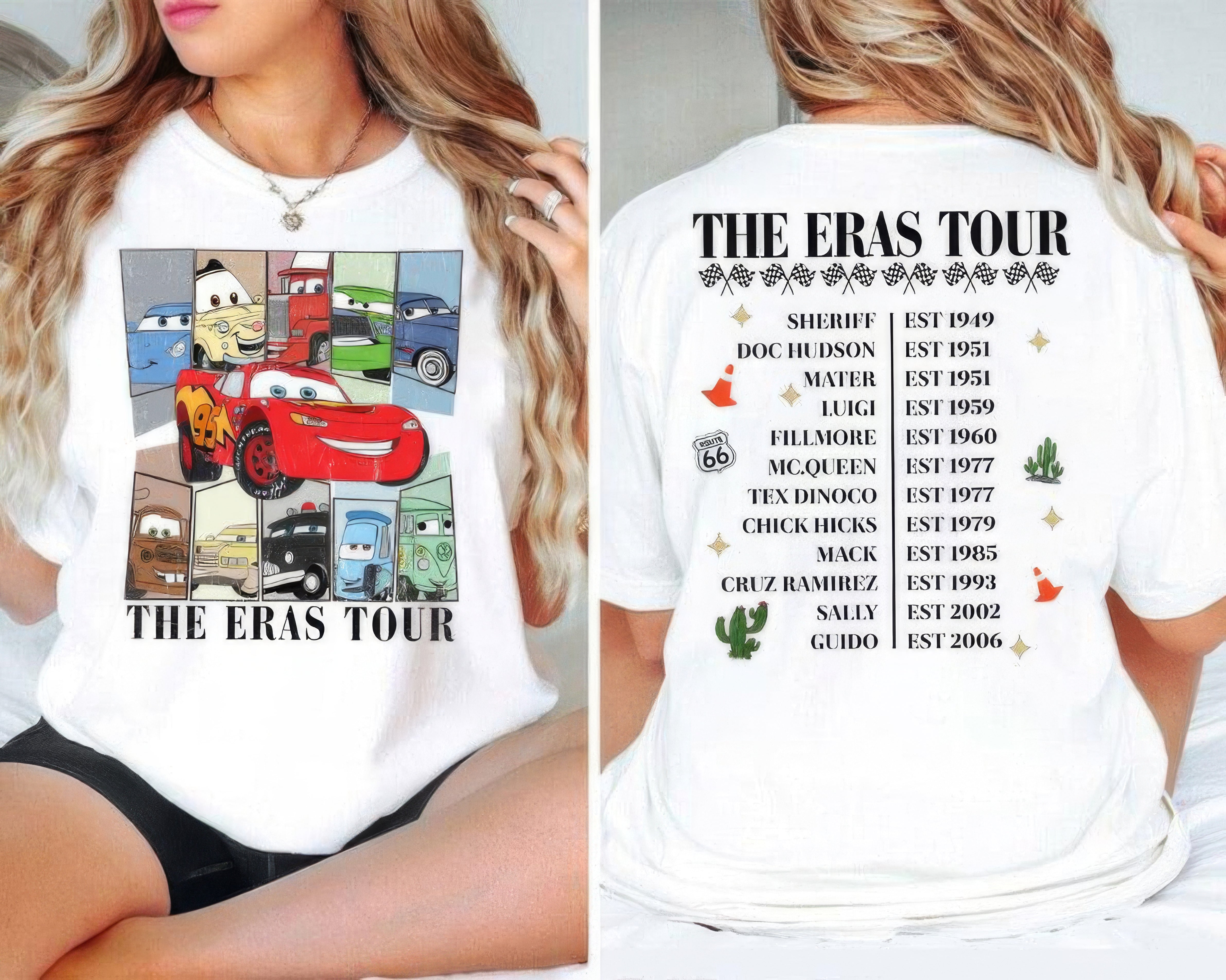 The Eras Tour McQueen Movie Cars T-Shirt,Crewneck,Hoodie,TS-C-577