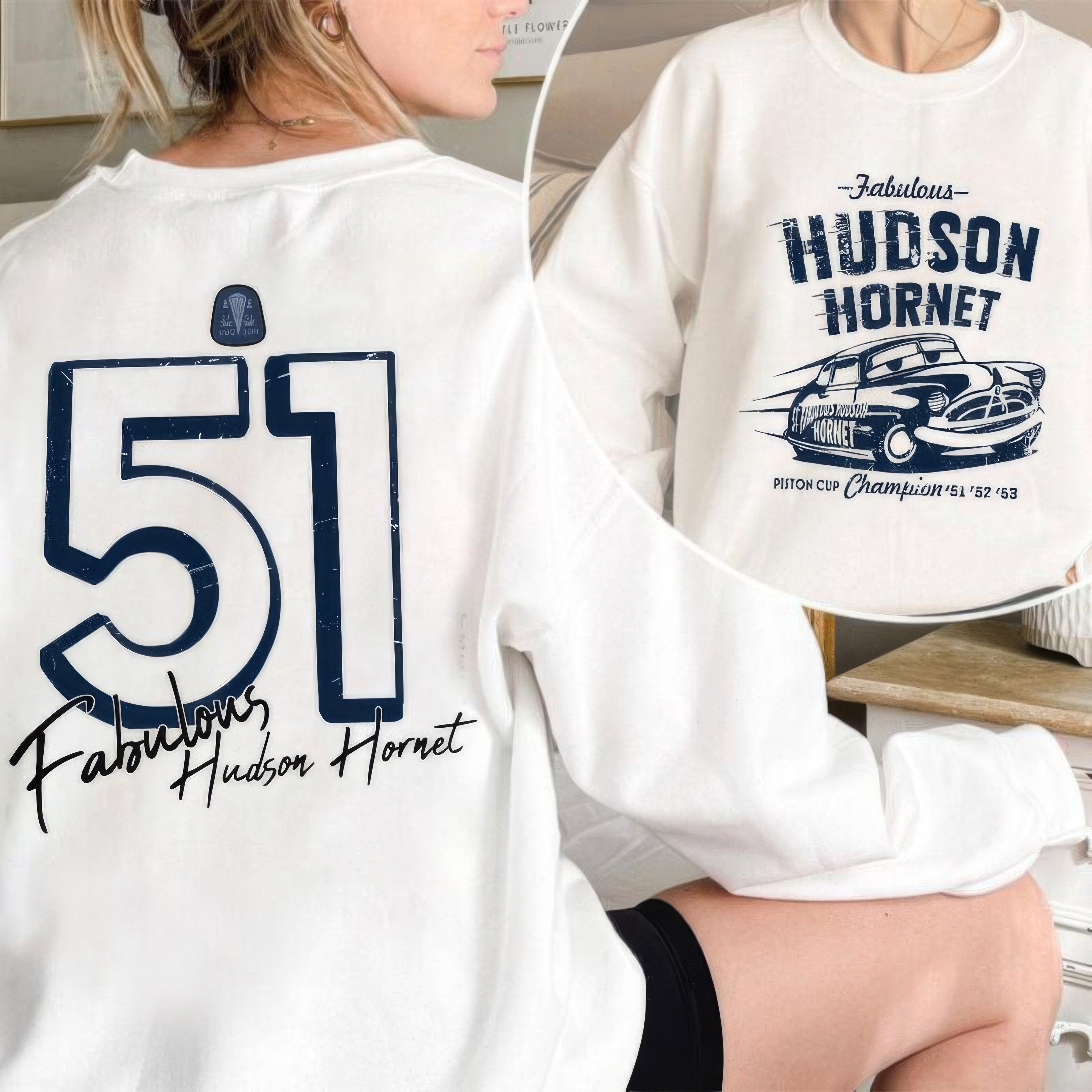 Fabulous Hudson Hornet McQueen Cars T-Shirt,Crewneck,Hoodie,TS-C-584