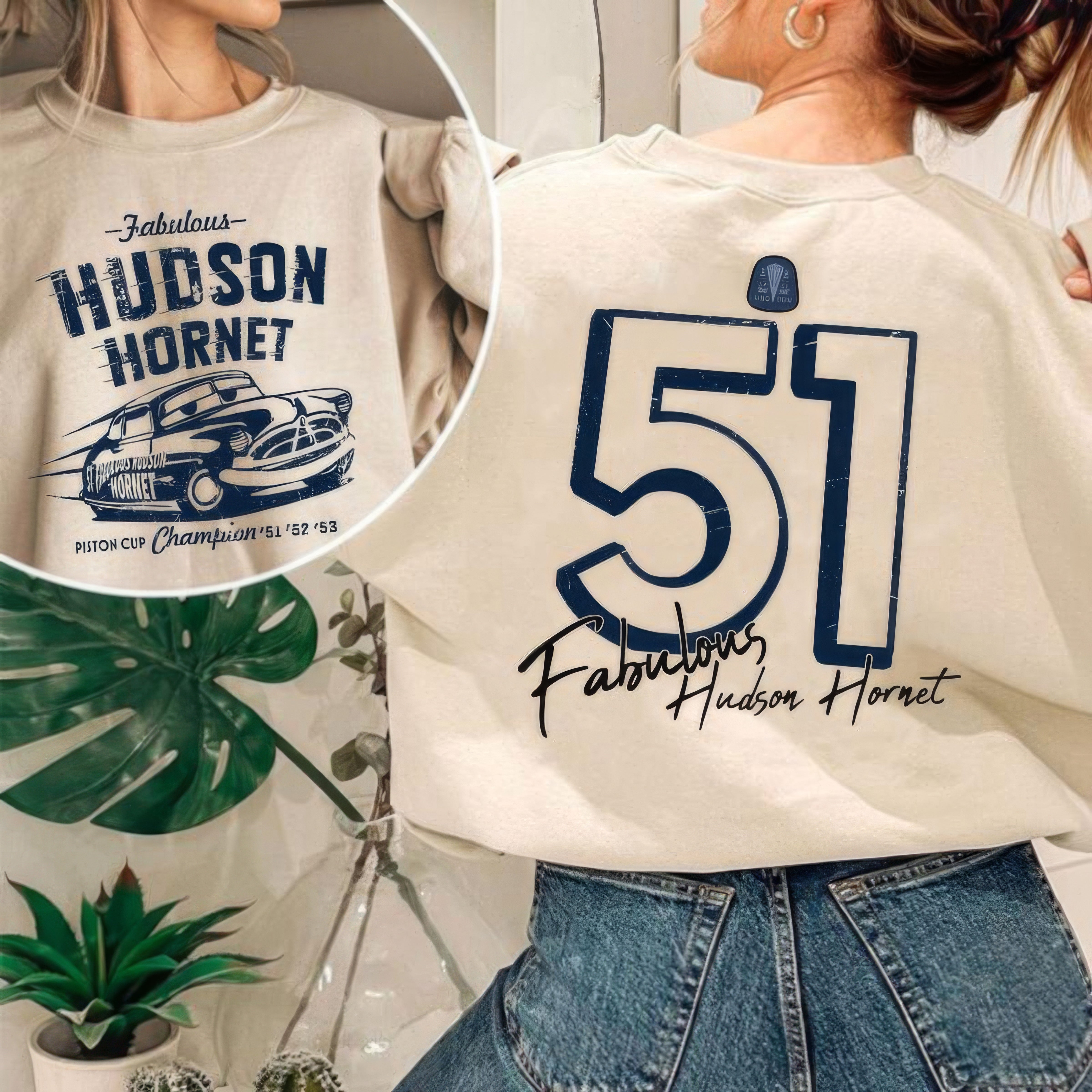 Fabulous Hudson Hornet McQueen Cars T-Shirt,Crewneck,Hoodie,TS-C-584