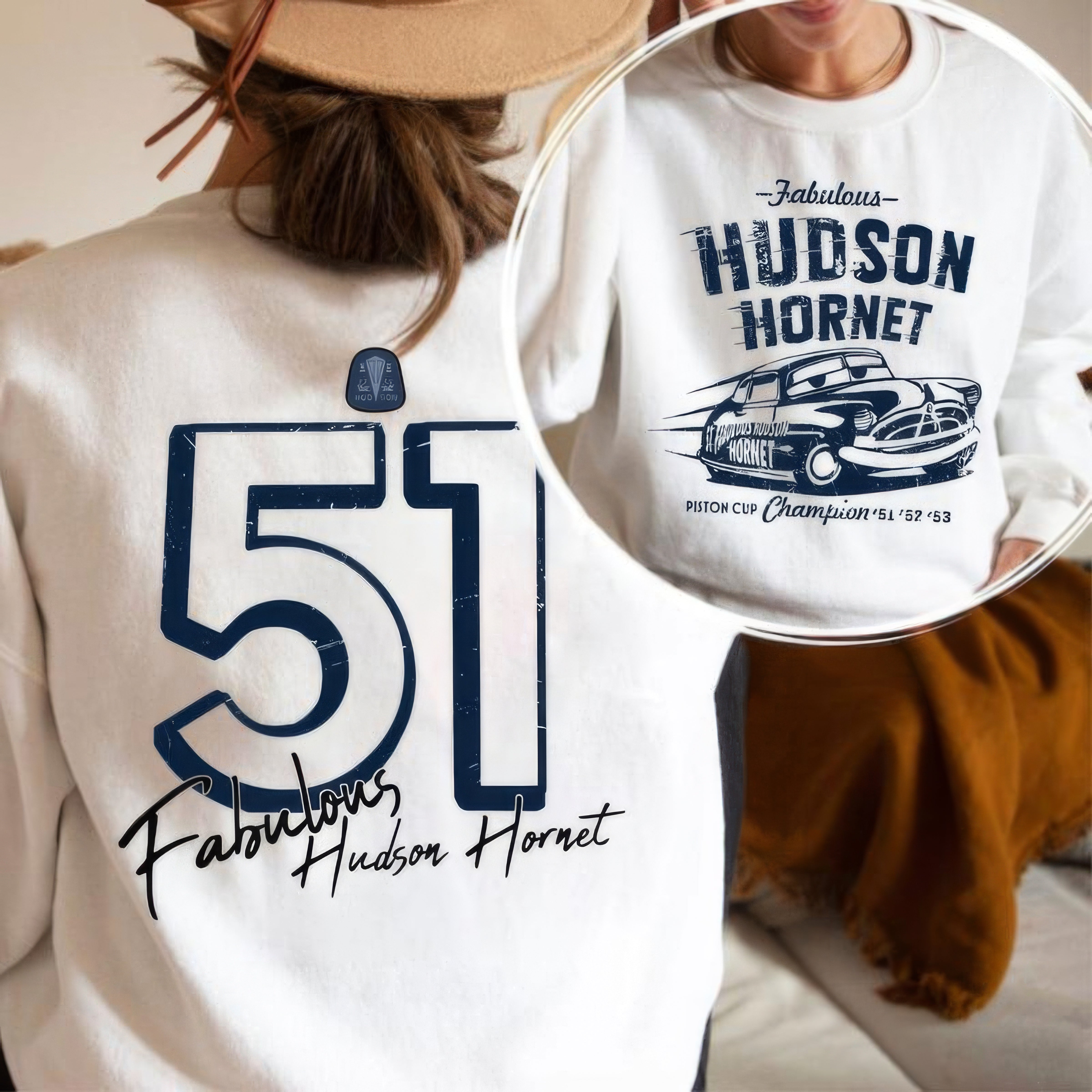 Fabulous Hudson Hornet McQueen Cars T-Shirt,Crewneck,Hoodie,TS-C-584