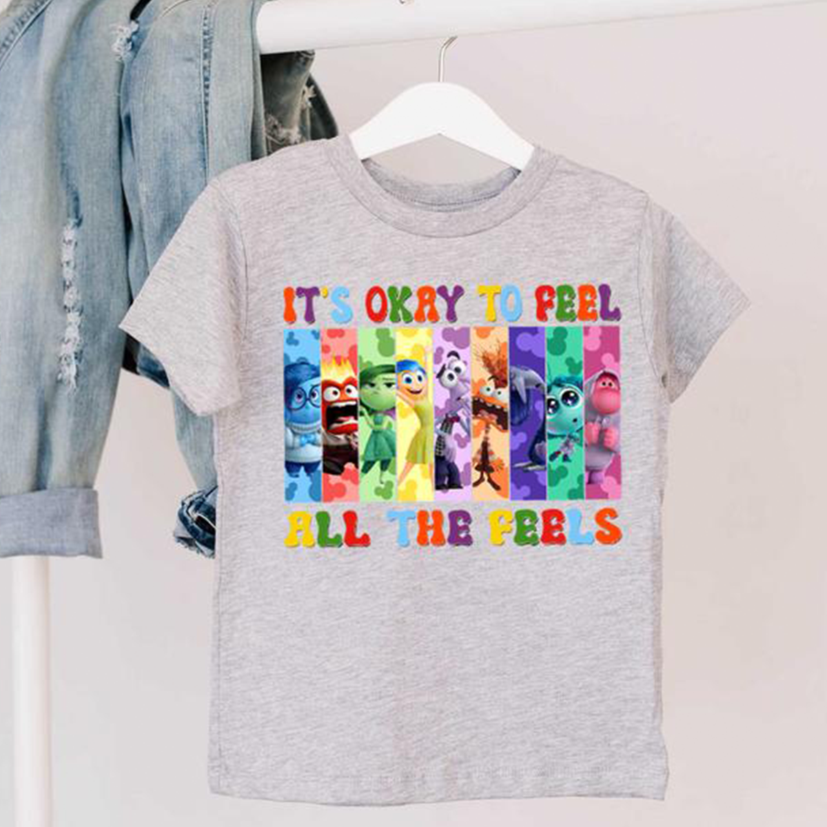 Friends It's Okay To Feel All The Feels Mental Health Emotional T-Shirt,Crewneck,Hoodie,TS-C-590