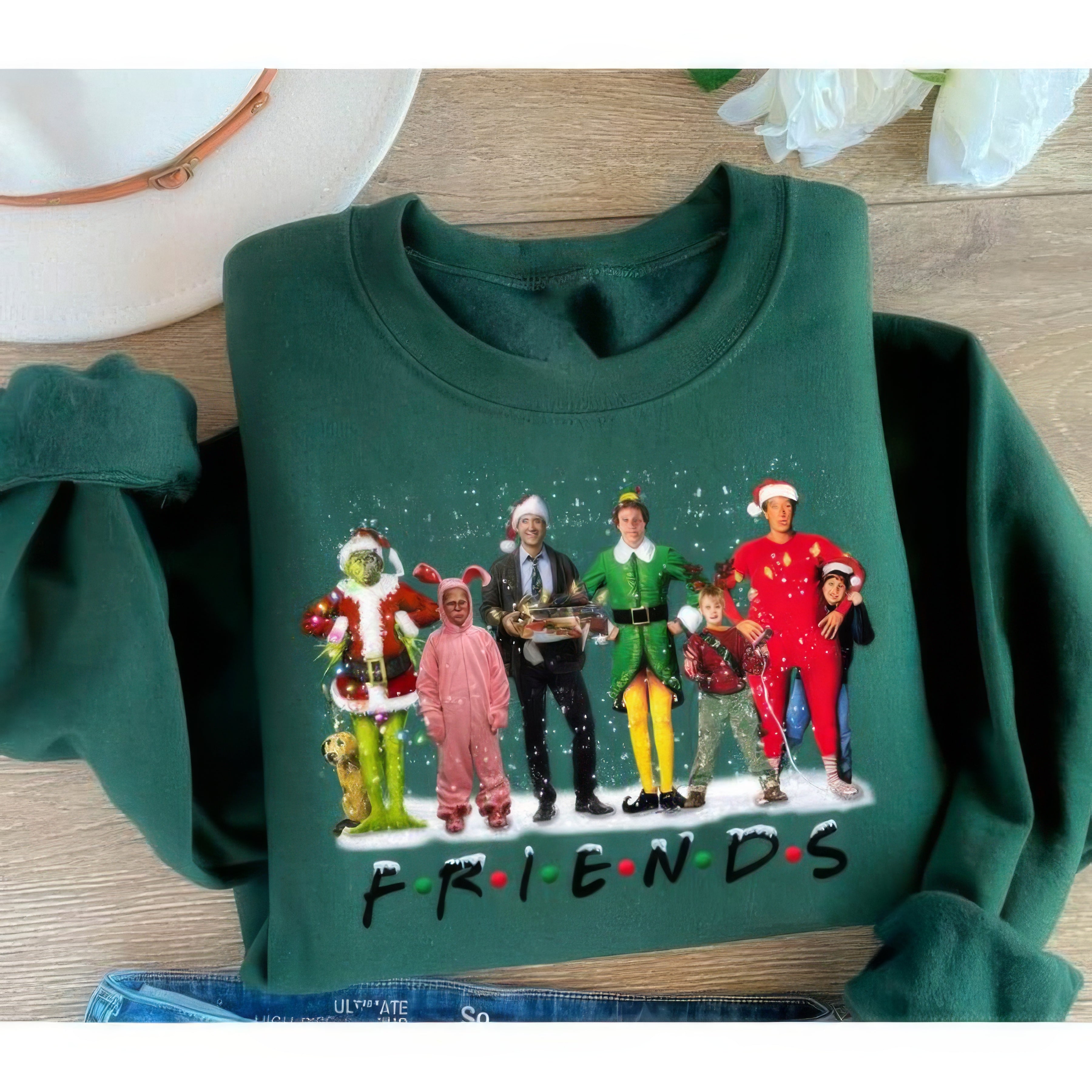 Christmas Movie Characters Friends T-Shirt,Crewneck,Hoodie,TS-C-304