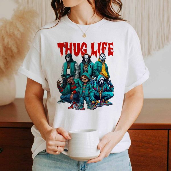 Thug Life Horror Ver 5 T-Shirt,Crewneck,Hoodie,TS-C-163