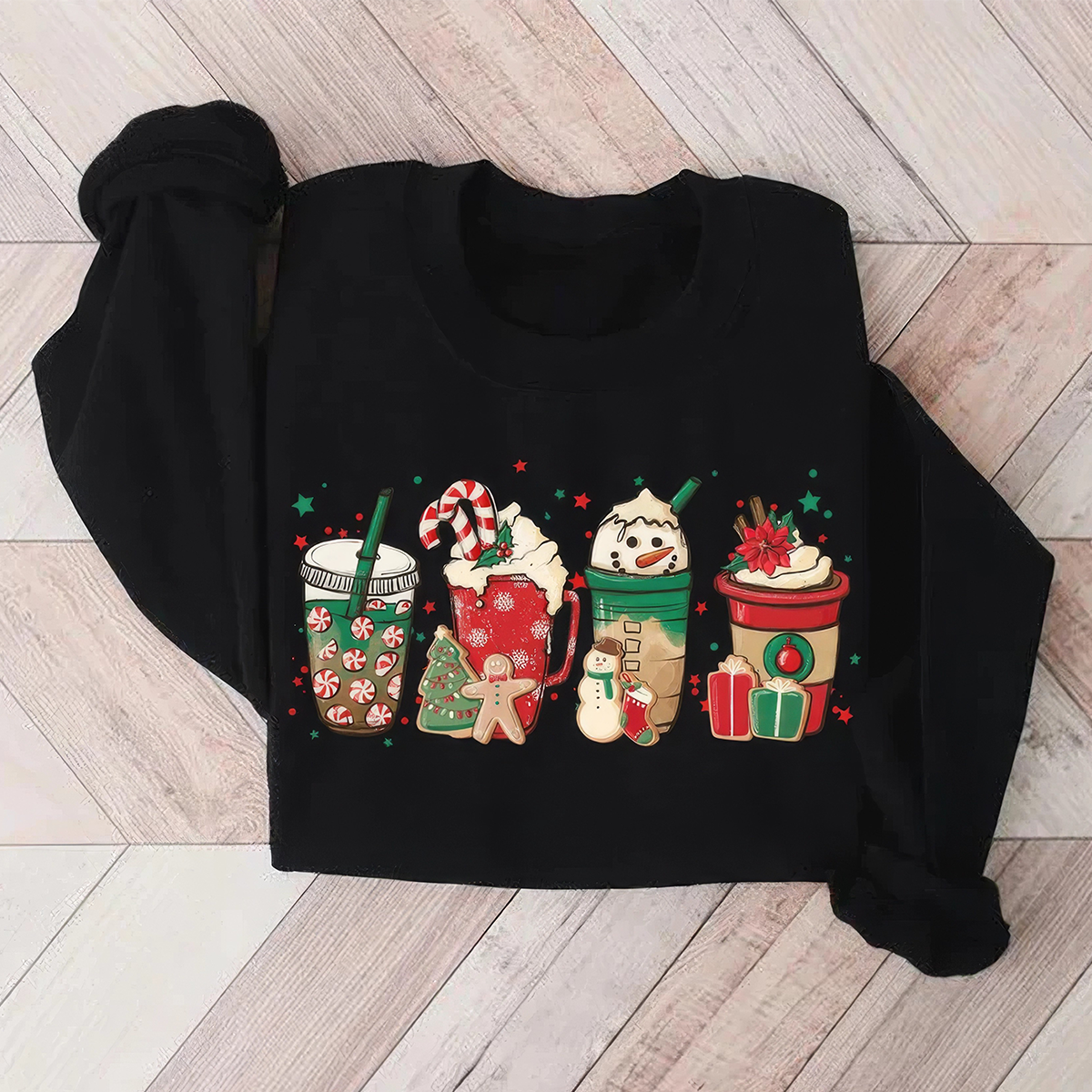 Christmas Coffee Lover Gift Worker Winter Snowman T-Shirt,Crewneck,Hoodie,TS-C-693