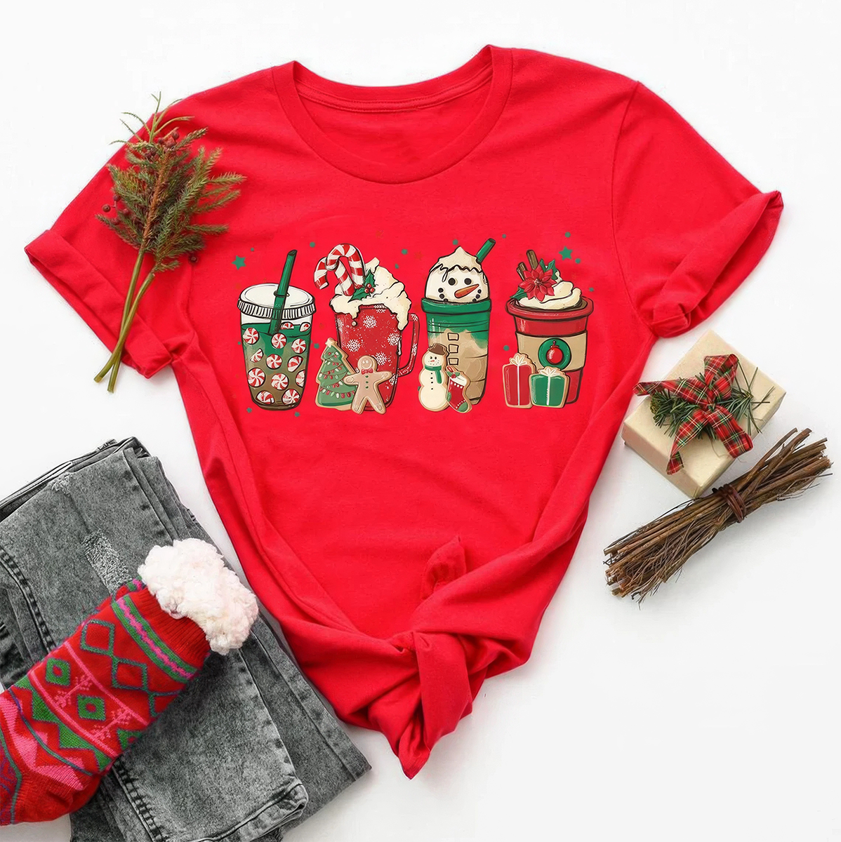 Christmas Coffee Lover Gift Worker Winter Snowman T-Shirt,Crewneck,Hoodie,TS-C-693