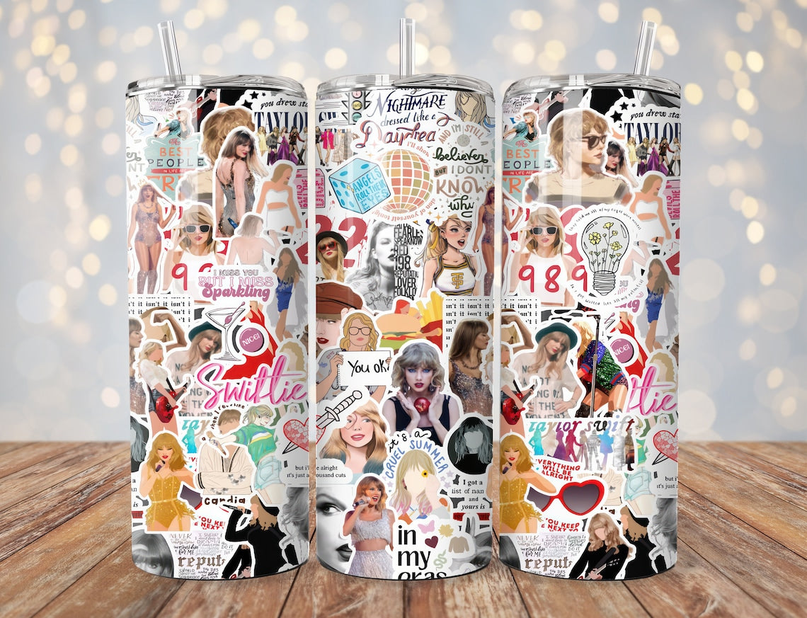 Taylor Swift 20oz 30oz Tumbler,D-P-097