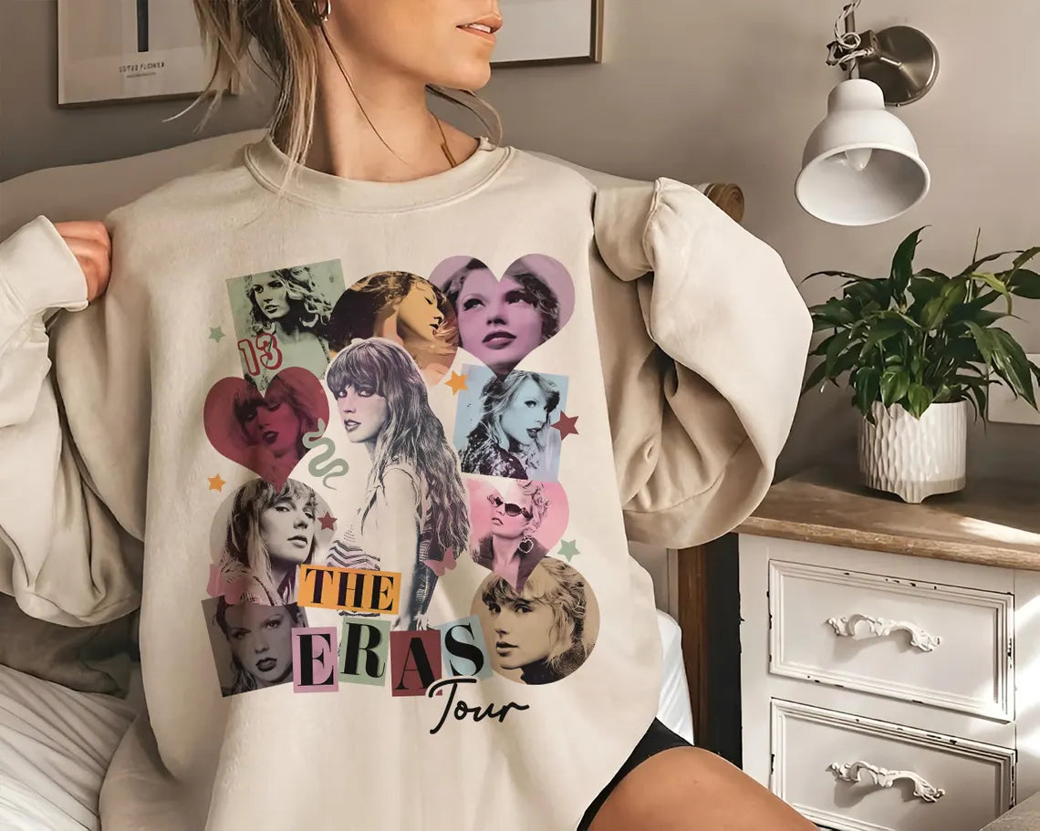 Taylor The Eras Tour Flower Little Swiftie T-shirt,Crewneck,Hoodie,H-P-098