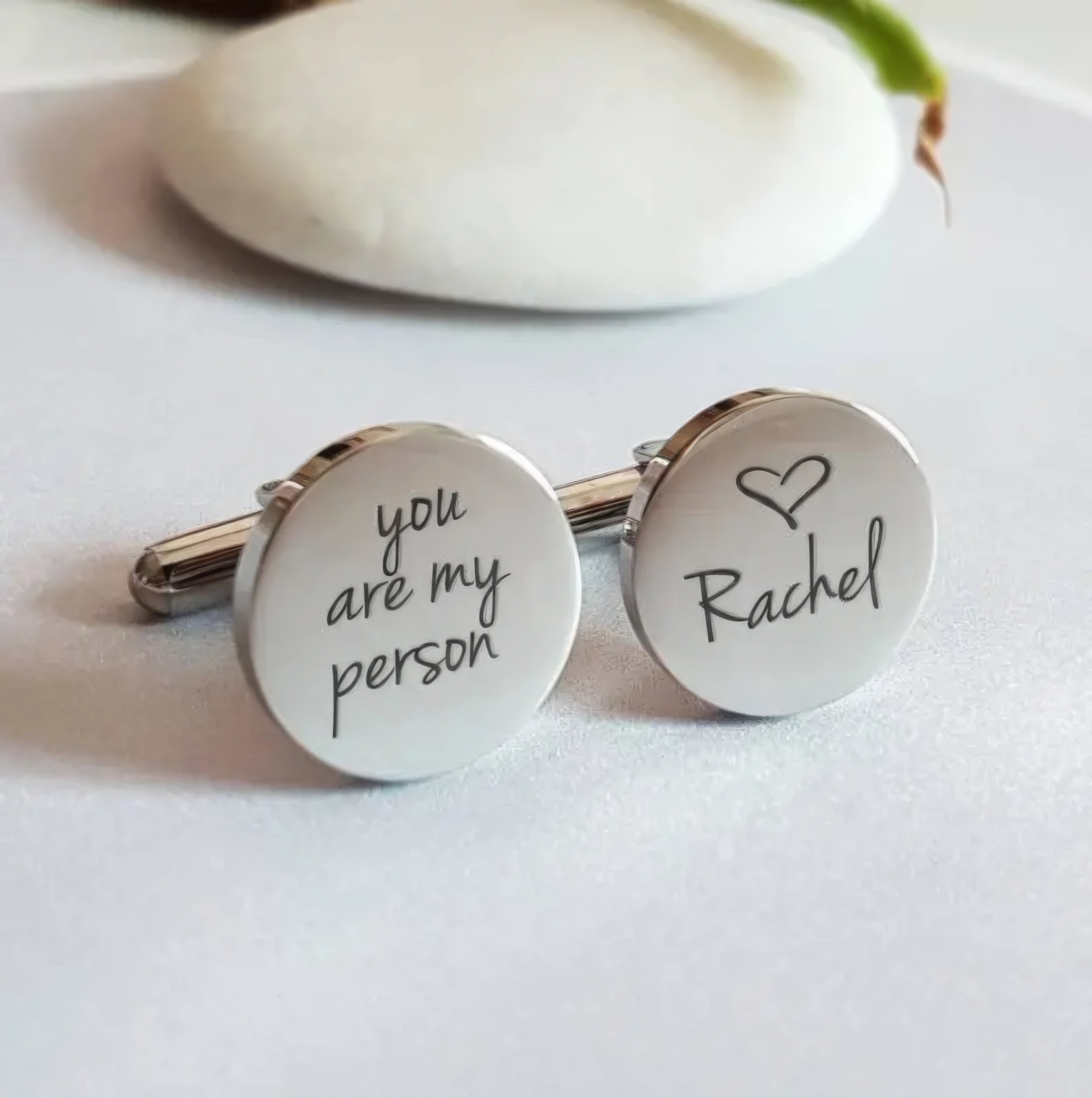 Personalized Cuff Links,Handwriting Cuff Links,Christmas Gift For Dad Husband,J-A-288