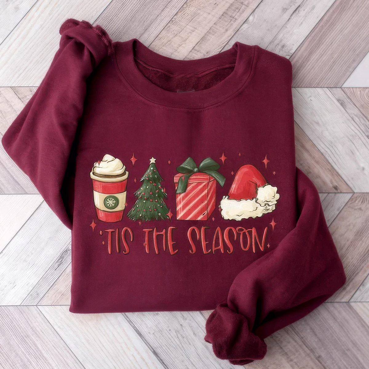 Tis The Season Christmas Cute Winter T-Shirt,Crewneck,Hoodie,TS-C-664