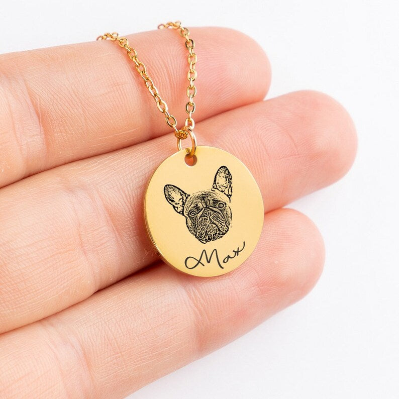 Personalized Pet Jewelry Pet Lovers Loss of a Dog Christmas Gift,J-A-260