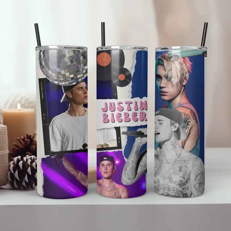 Justin Bieber 20oz 30oz Tumbler,D-P-067