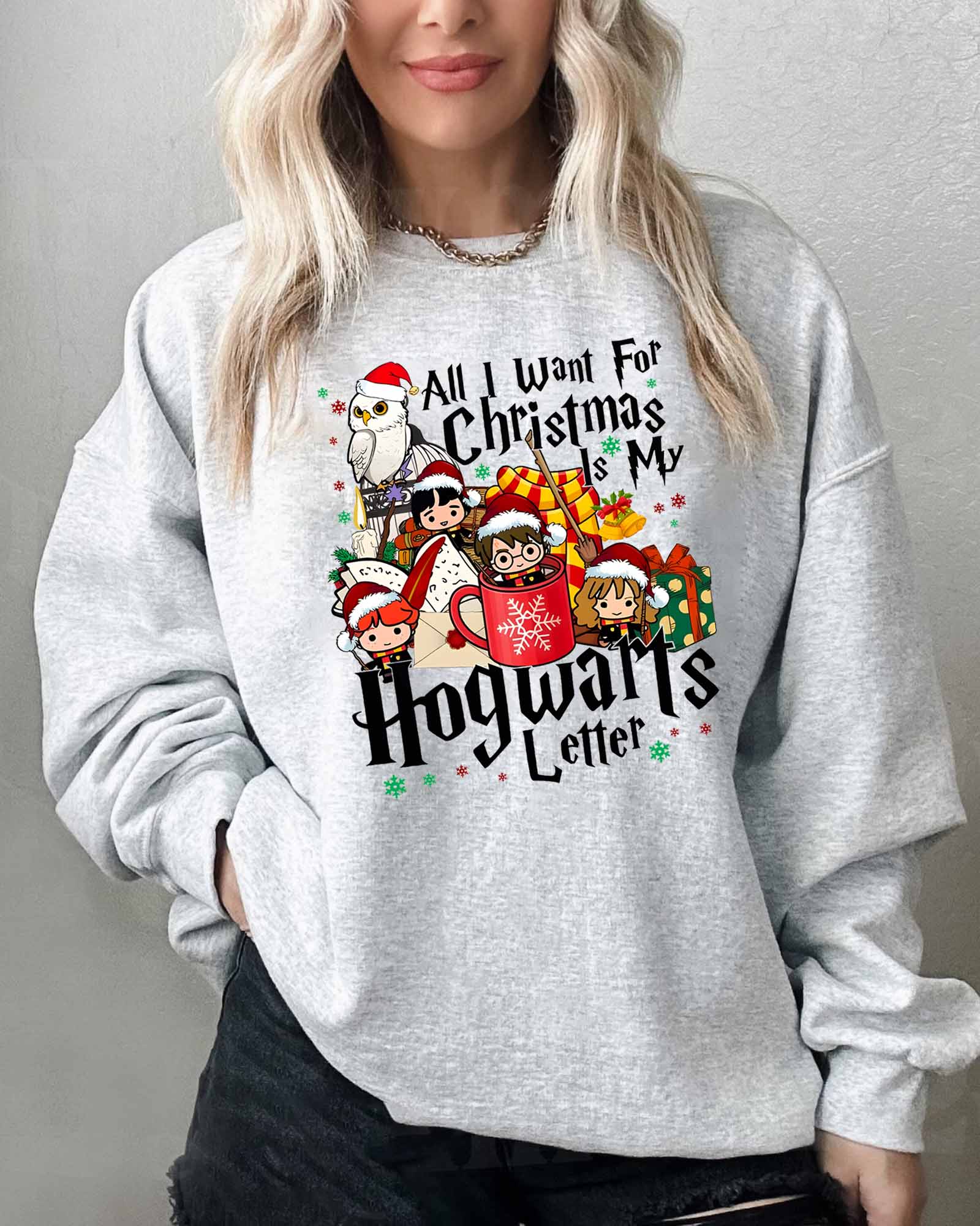 All I Want For Christmas Is My Hogwarts Letter T-Shirt,Crewneck,Hoodie,TS-C-321