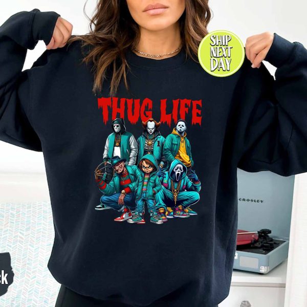 Thug Life Horror Ver 5 T-Shirt,Crewneck,Hoodie,TS-C-163