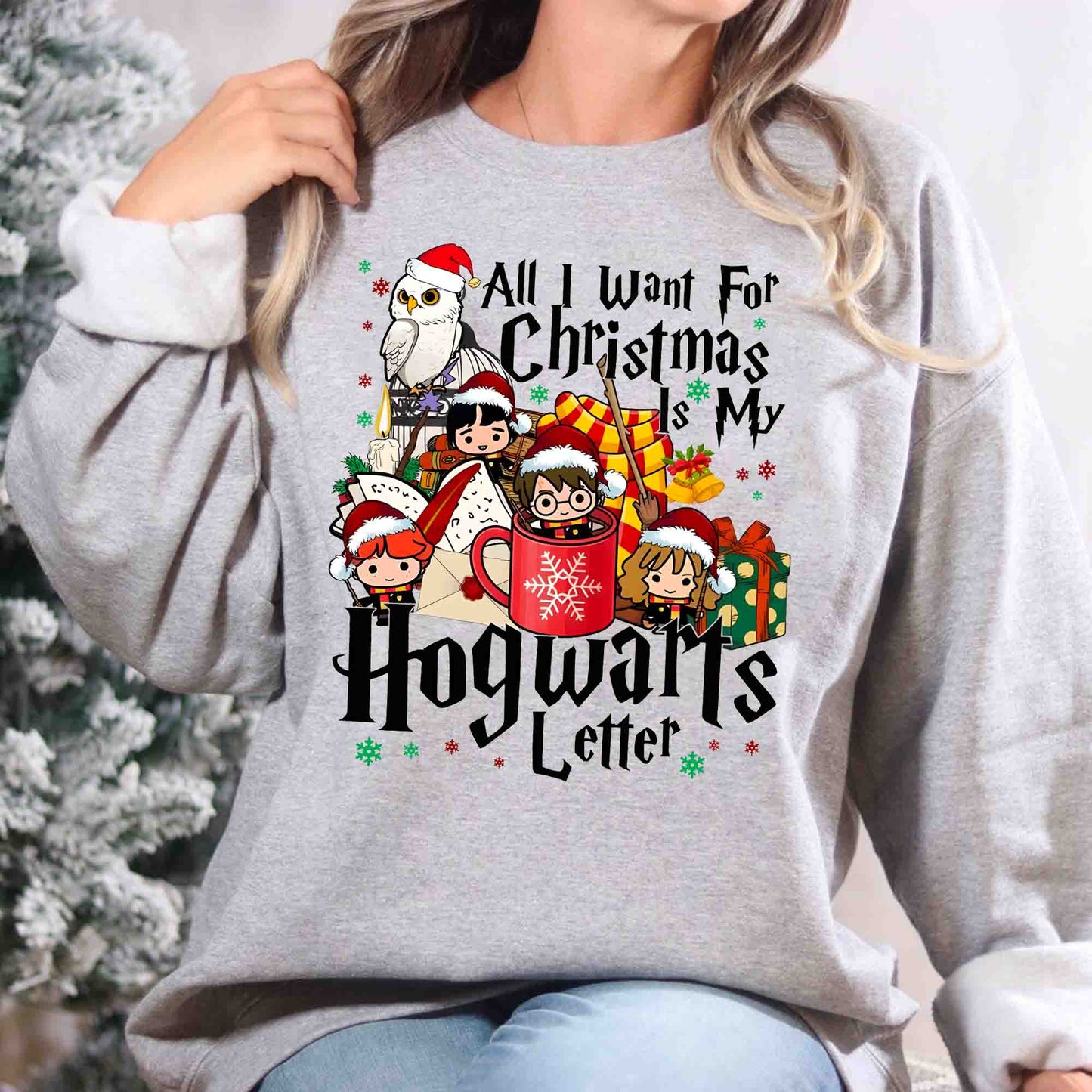 All I Want For Christmas Is My Hogwarts Letter T-Shirt,Crewneck,Hoodie,TS-C-321