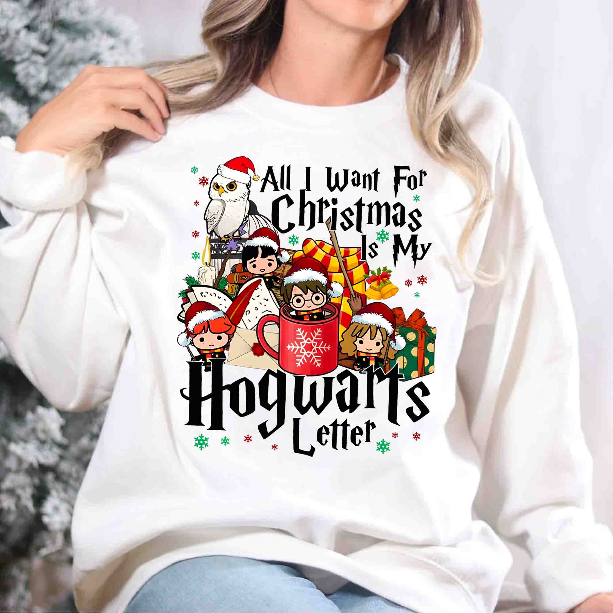 All I Want For Christmas Is My Hogwarts Letter T-Shirt,Crewneck,Hoodie,TS-C-321