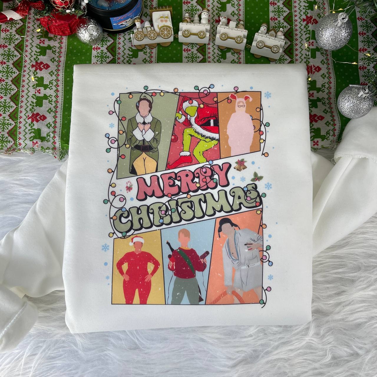 Christmas Movie Characters T-Shirt,Crewneck,Hoodie,TS-C-256