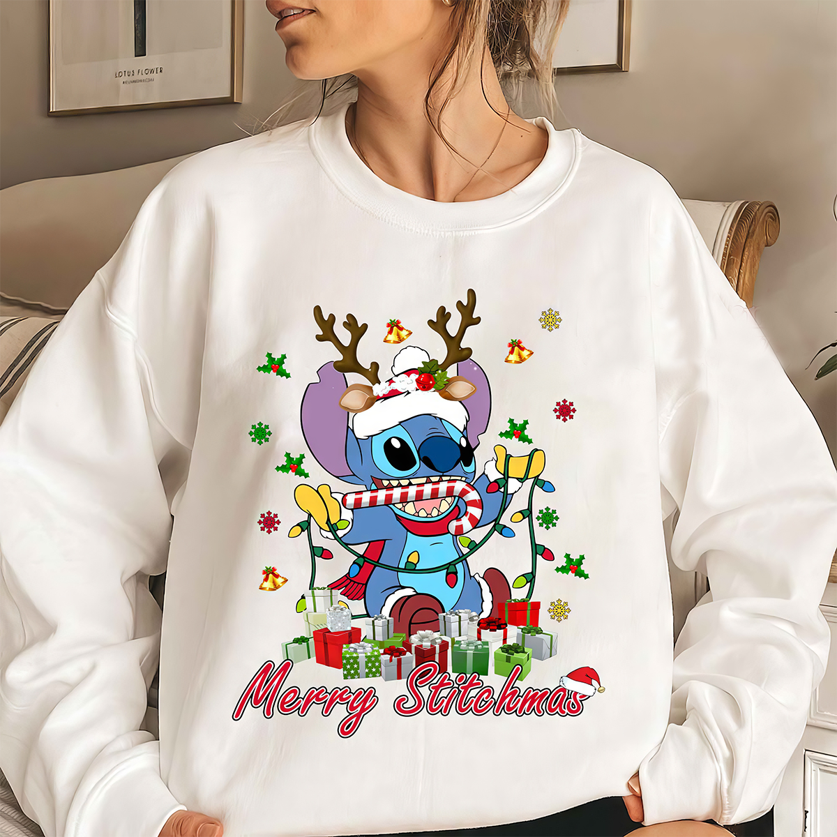 Stitch Christmas Gifts T-Shirt,Crewneck,Hoodie,TS-C-414