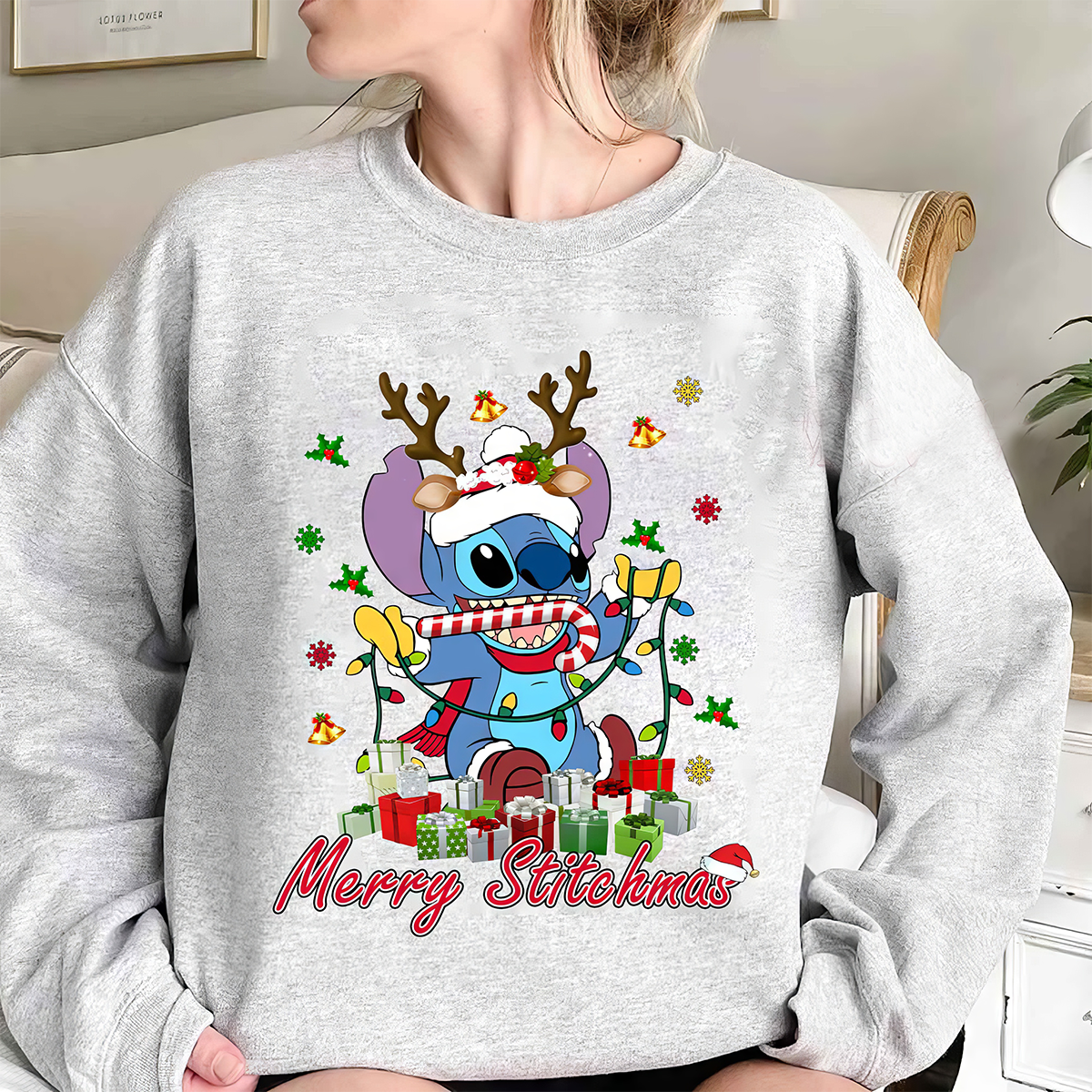 Stitch Christmas Gifts T-Shirt,Crewneck,Hoodie,TS-C-414