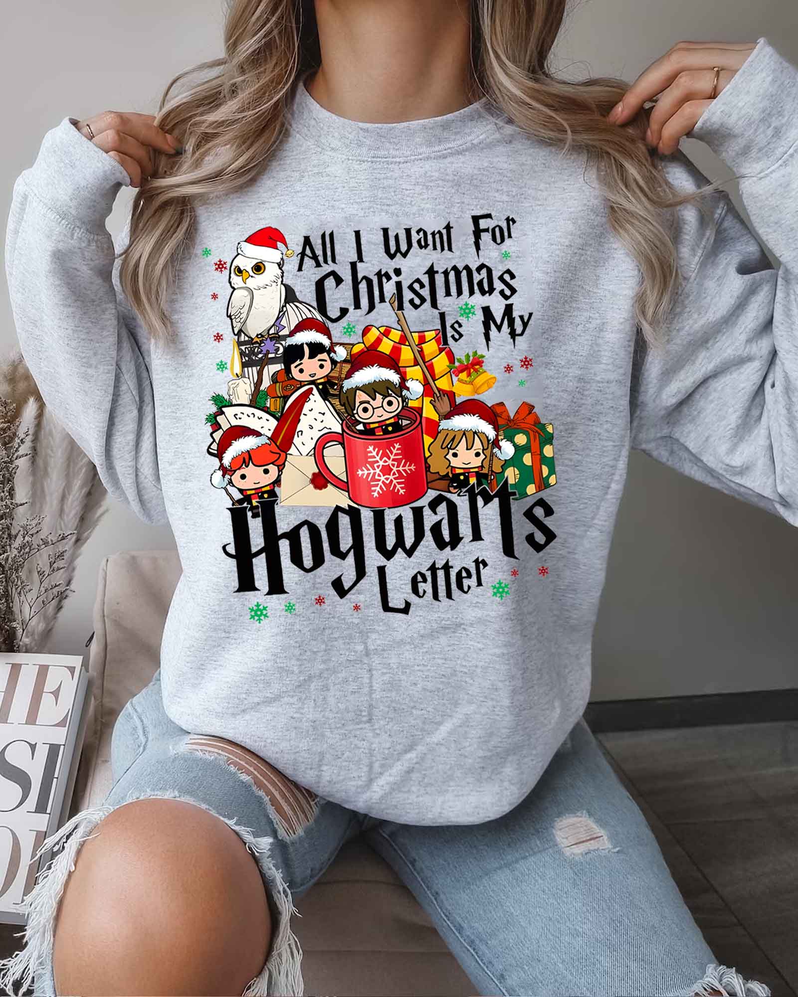 All I Want For Christmas Is My Hogwarts Letter T-Shirt,Crewneck,Hoodie,TS-C-321