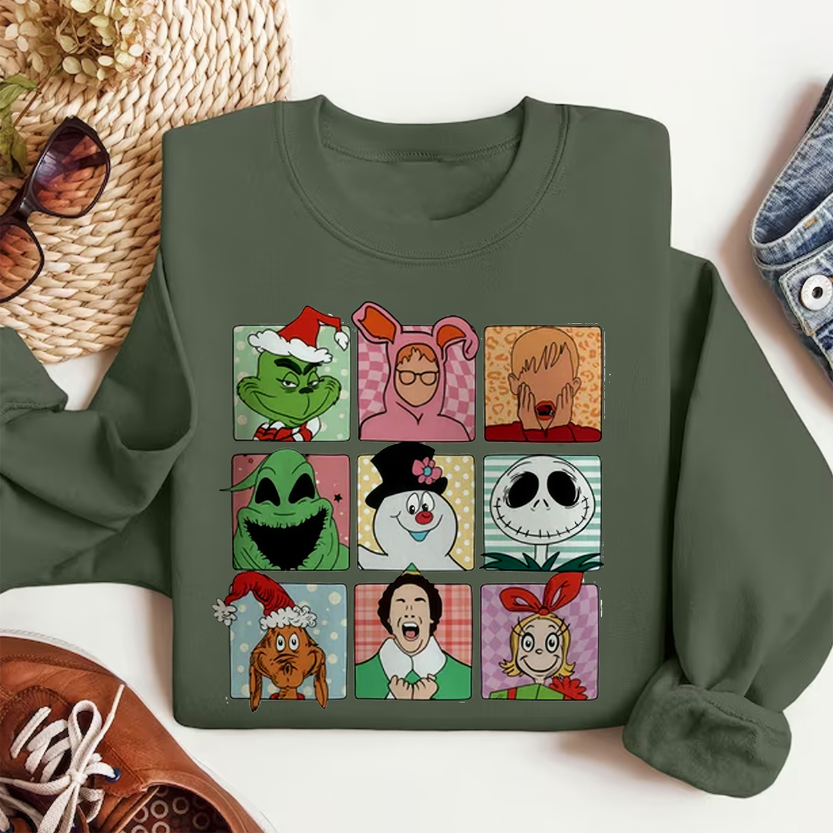 Christmas Movie Friends Retro Christmas T-Shirt,Crewneck,Hoodie,TS-C-305