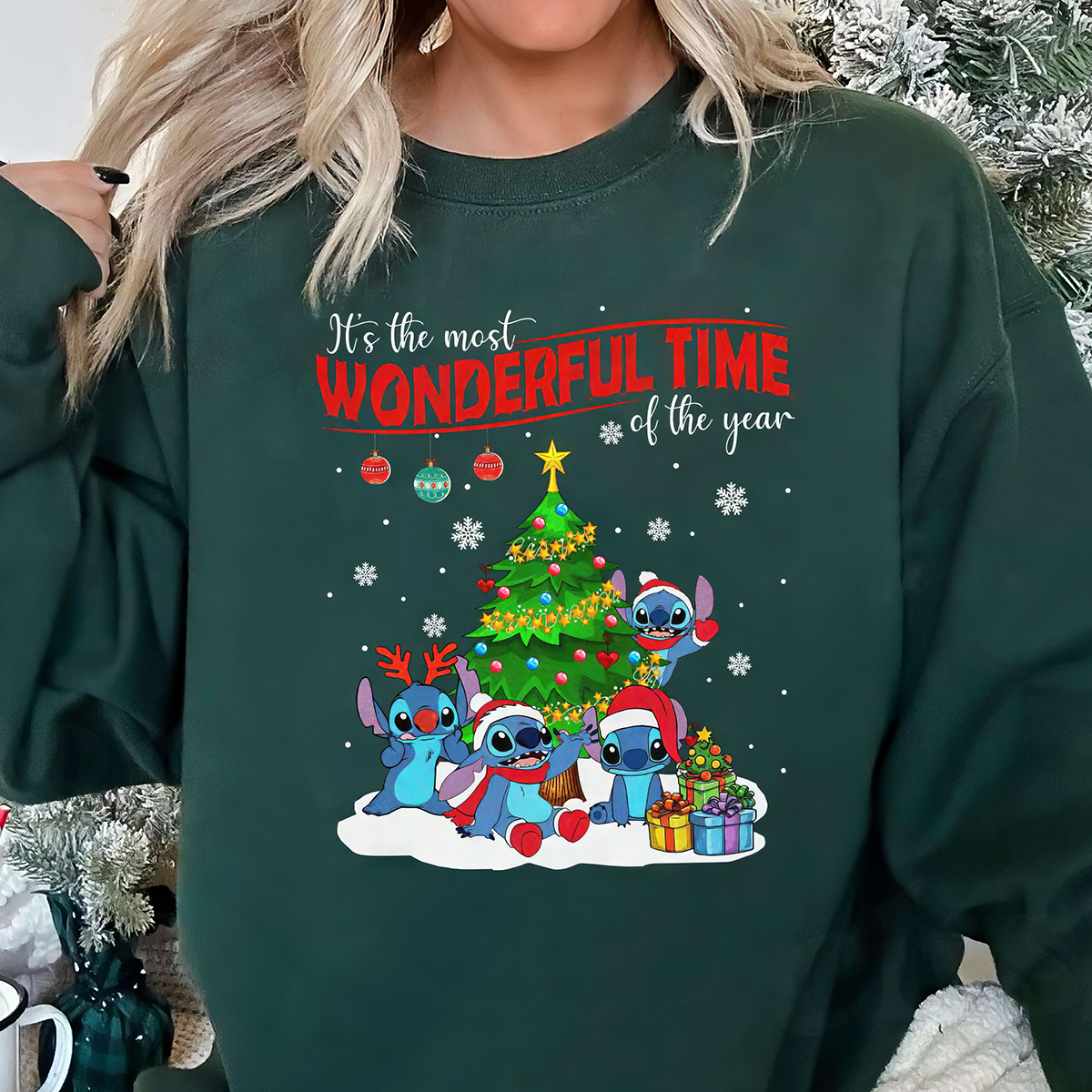 Stitch It’s The Most Wonderful Time Of The Year T-Shirt,Crewneck,Hoodie,TS-C-421