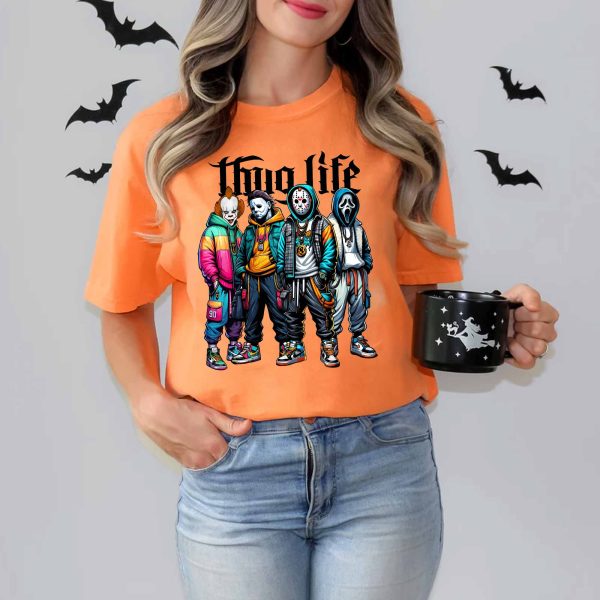 Thug Life Halloween Horror T-Shirt,Crewneck,Hoodie,TS-C-168