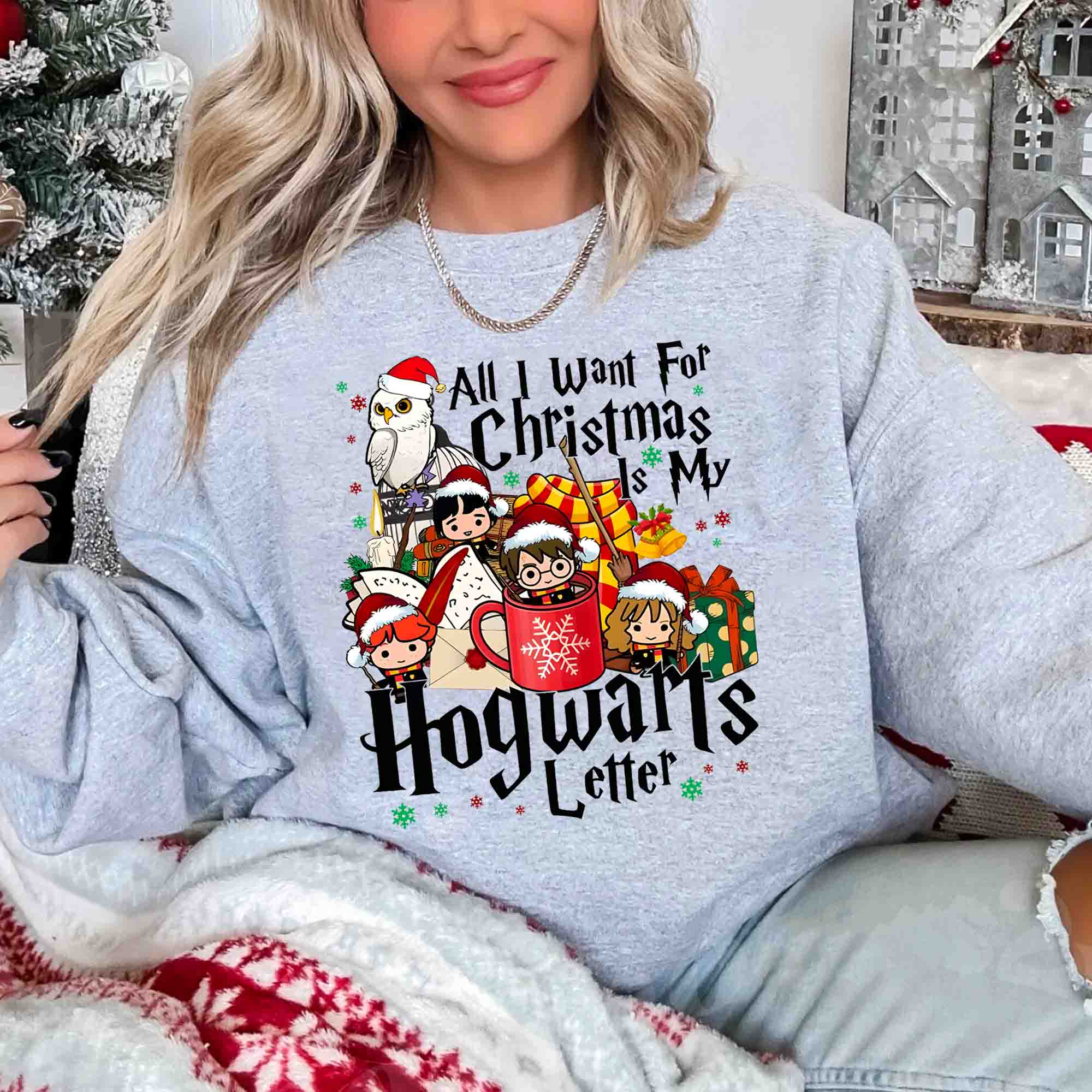 All I Want For Christmas Is My Hogwarts Letter T-Shirt,Crewneck,Hoodie,TS-C-321