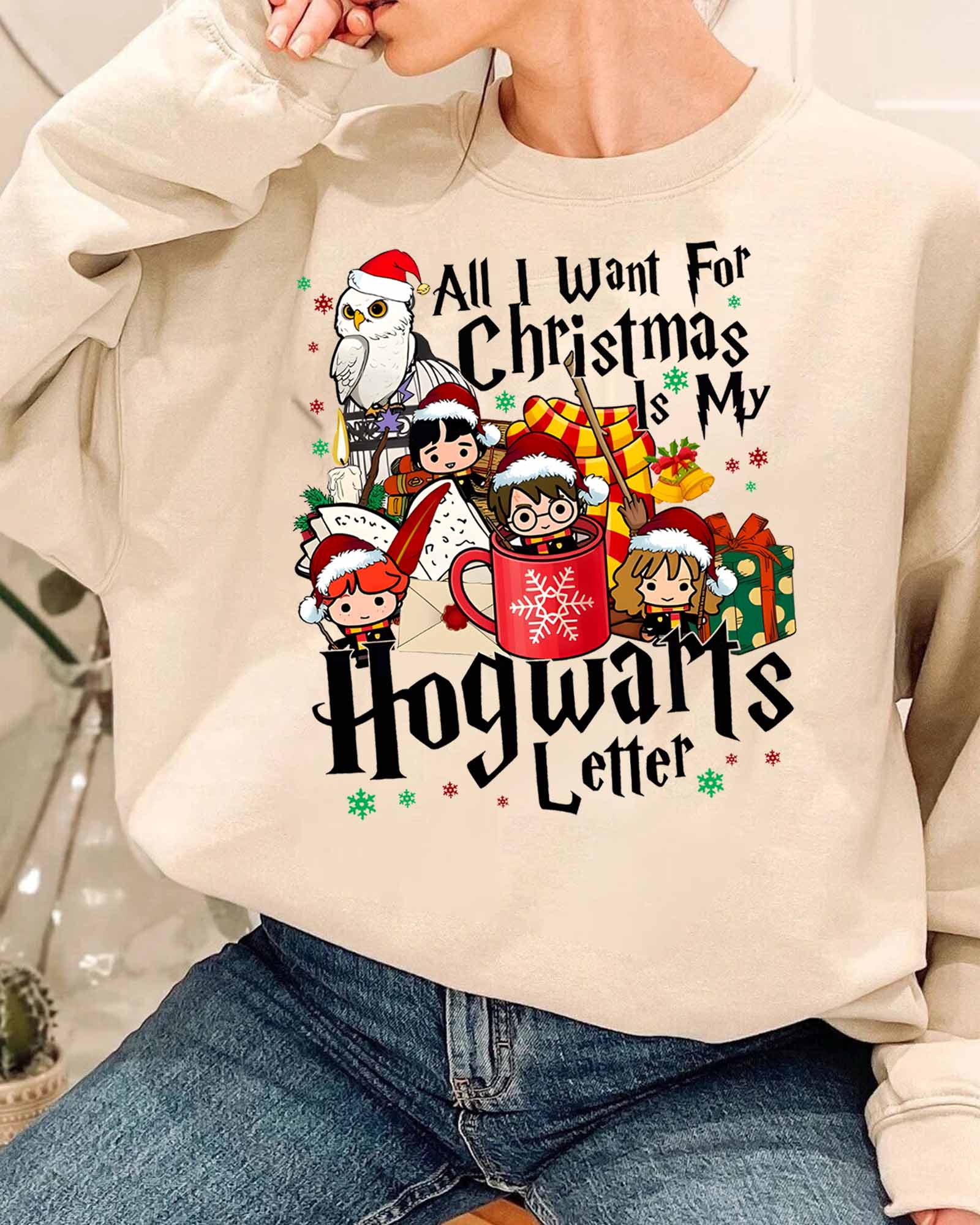 All I Want For Christmas Is My Hogwarts Letter T-Shirt,Crewneck,Hoodie,TS-C-321